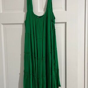 New York & Company Vibrant Green size L Dress